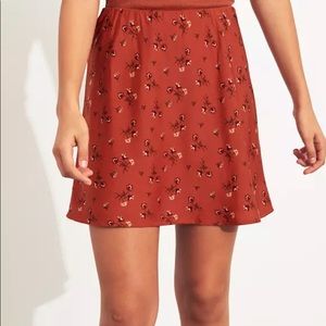 Hollister satin skirt